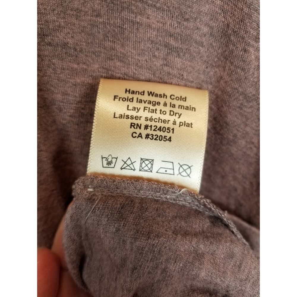 Porridge Women's Jersey Knit Knot Hem Sleeveless Dress Mauve Size Small - Picture 7 of 7